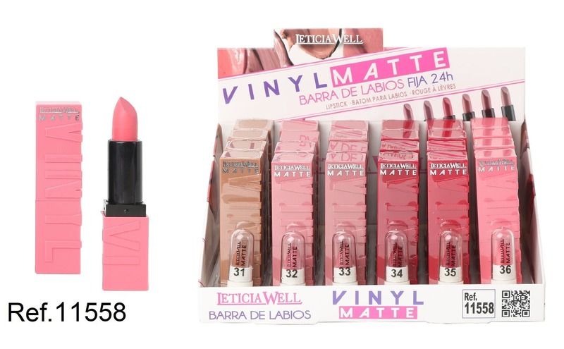 BARRA LABIOS VINYL MATTE FIJA 24H