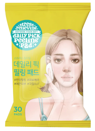 Disco exfoliante diario para aliviar el estrés, 30 piezas